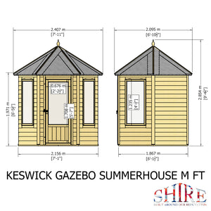 Shire Keswick 6x6 Summerhouse – Compact & Stylish Garden Retreat | Garden Life Stores