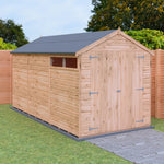 Shire Langley 12x6 Security Shiplap Apex Shed – Double Door | Garden Life Stores