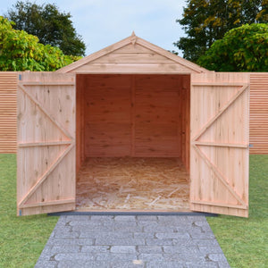 Shire Langley 12x6 Security Shiplap Apex Shed – Double Door | Garden Life Stores