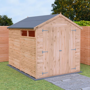 Shire Langley 8x6 Security Shiplap Apex Shed – Double Door | Garden Life Stores