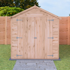 Shire Langley 8x6 Security Shiplap Apex Shed – Double Door | Garden Life Stores