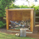 Shire Large Heavy Duty Log Store – Sturdy Wooden Firewood Storage | Garden Life Stores