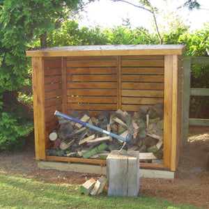 Shire Large Heavy Duty Log Store – Sturdy Wooden Firewood Storage | Garden Life Stores