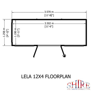 Shire Lela Summerhouse 12x4