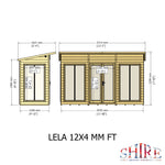 Shire Lela Summerhouse 12x4