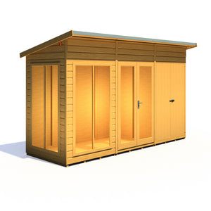 Shire Lela Summerhouse with Storage Shed 12x4