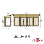 Shire Lela Summerhouse 16x4