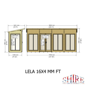 Shire Lela Summerhouse 16x4