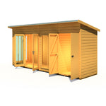 Shire Lela Summerhouse with Storage Shed 16x4