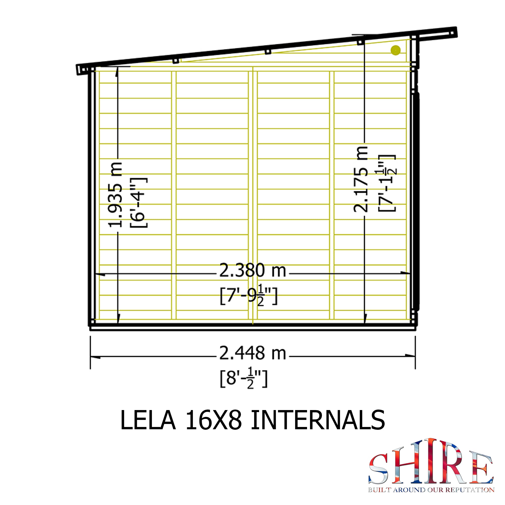 Shire Lela Summerhouse 16x8