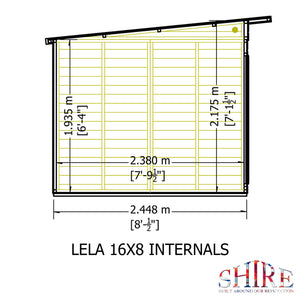 Shire Lela Summerhouse 16x8