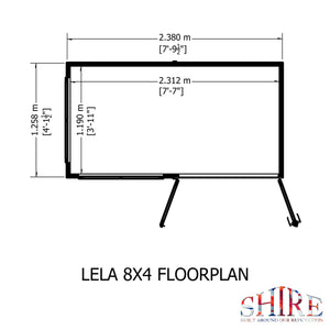 Shire Lela Summerhouse 8x4