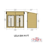 Shire Lela Summerhouse 8x4