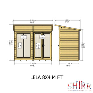 Shire Lela Summerhouse 8x4