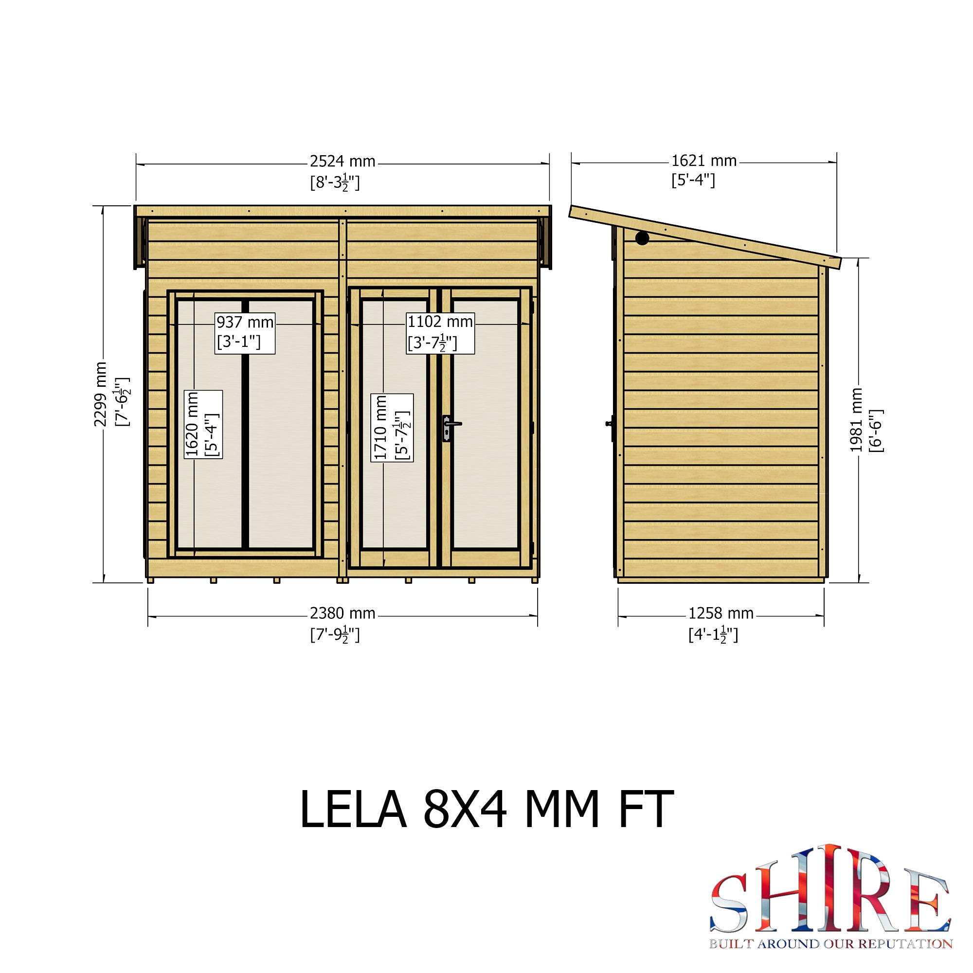 Shire Lela Summerhouse 8x4