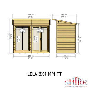 Shire Lela Summerhouse 8x4