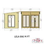 Shire Lela Summerhouse 8x6