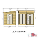 Shire Lela Summerhouse 8x6