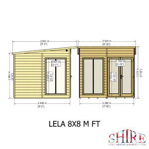 Shire Lela Summerhouse 8x8