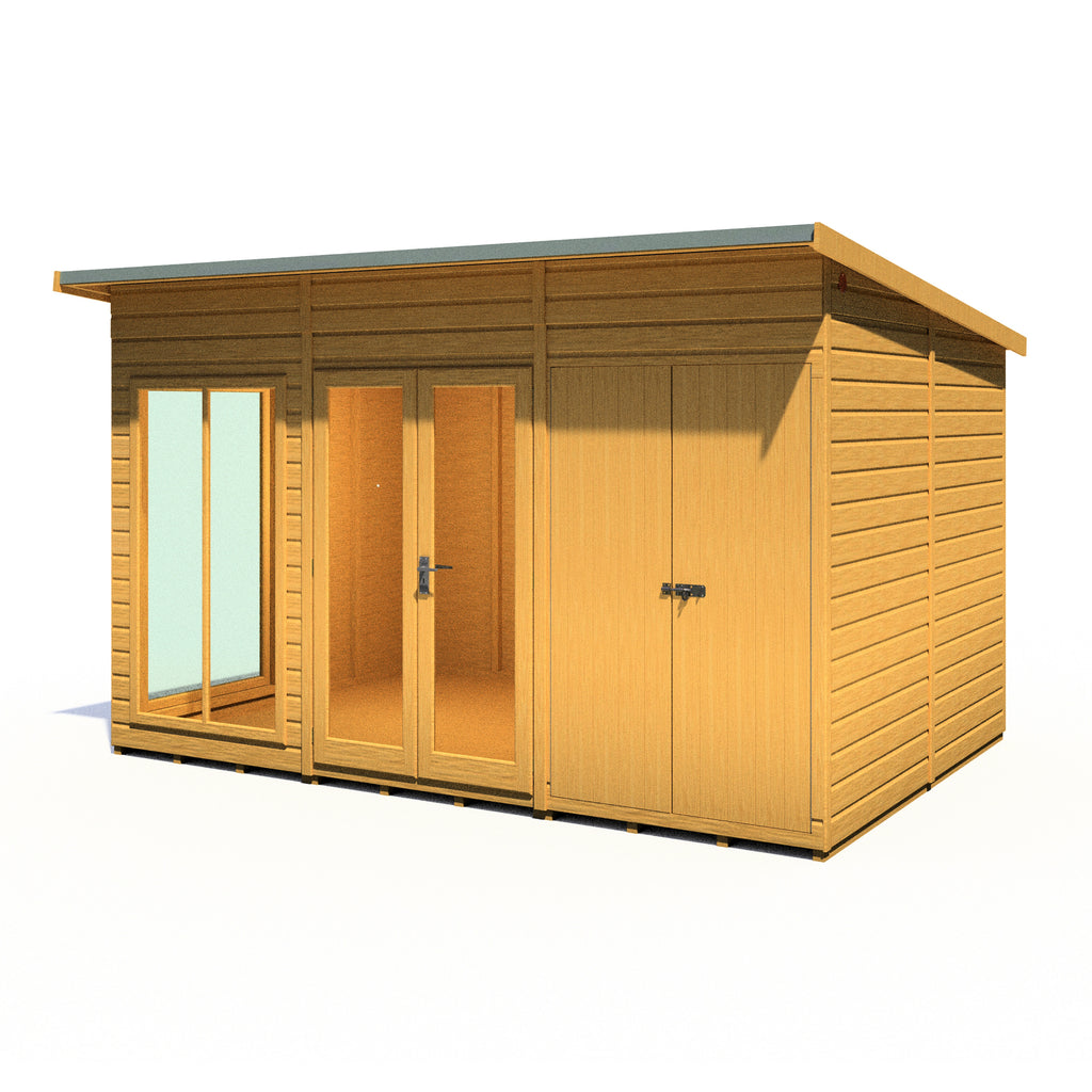 Shire Lela Summerhouse with Storage Shed 12x8