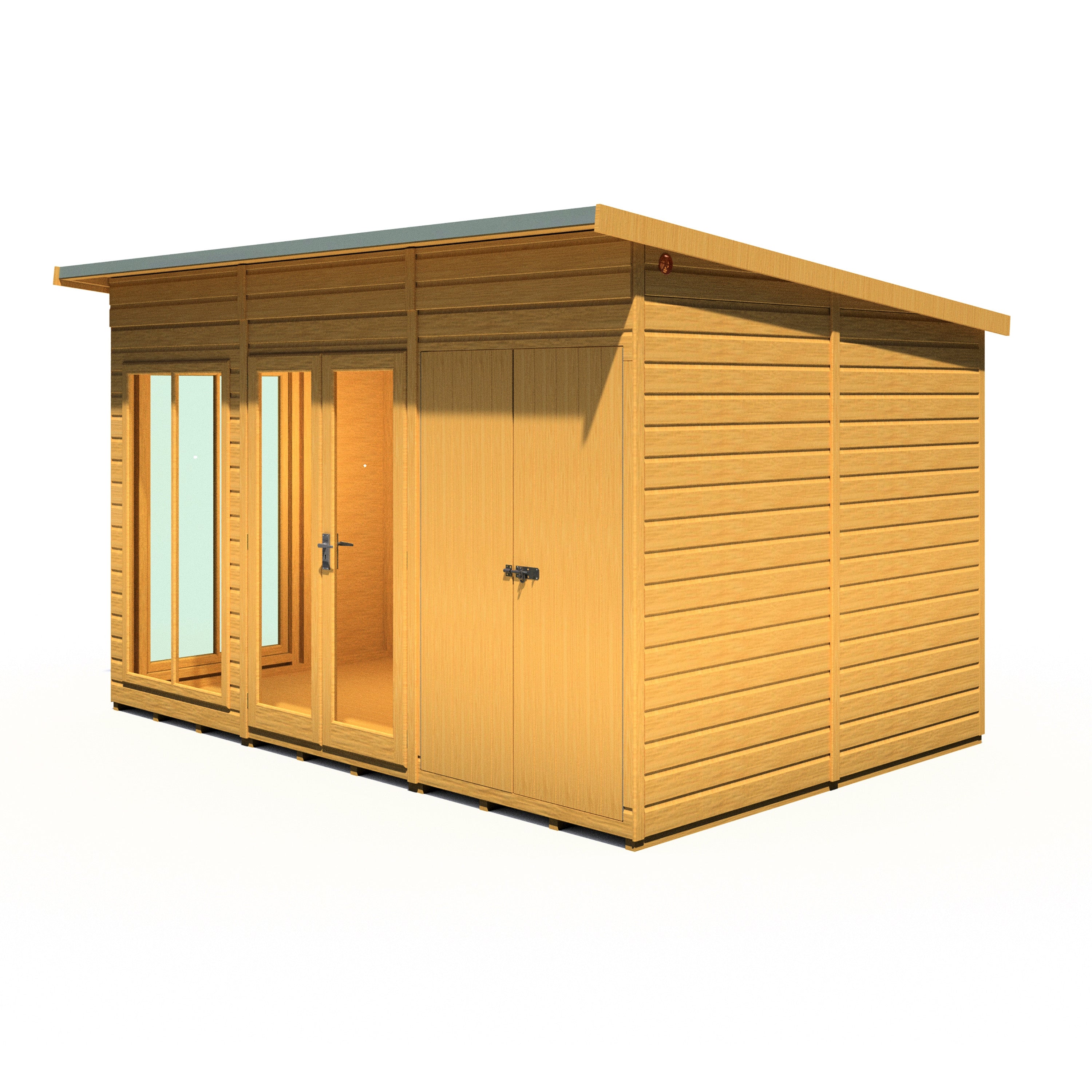 Shire Lela Summerhouse with Storage Shed 12x8