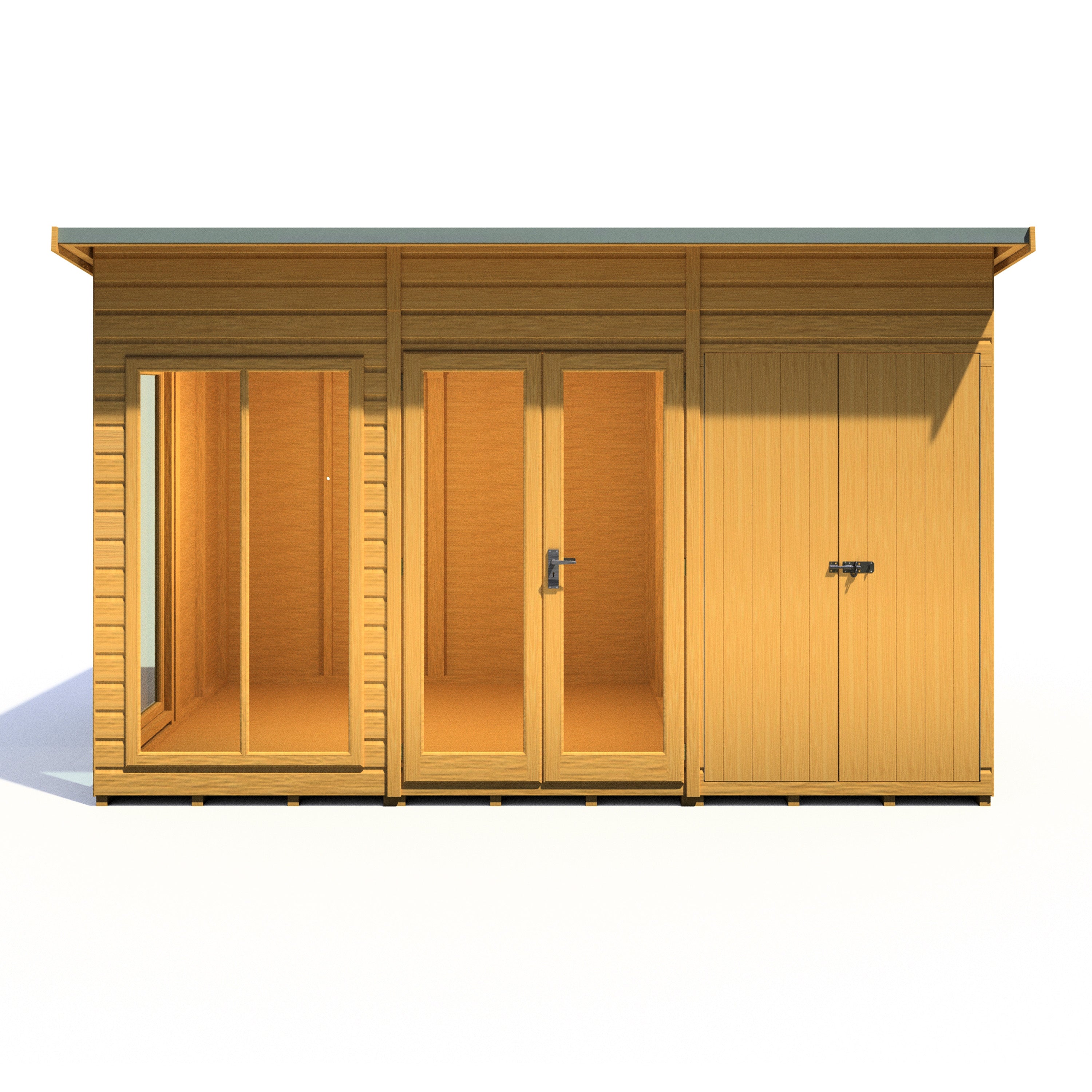 Shire Lela Summerhouse with Storage Shed 12x8