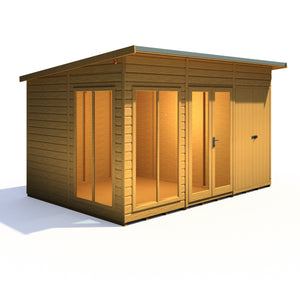 Shire Lela Summerhouse with Storage Shed 12x8