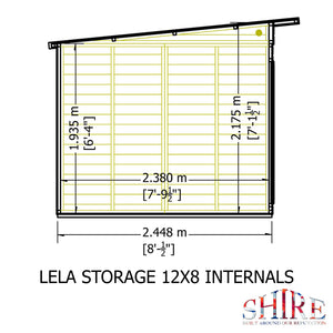 Shire Lela Summerhouse with Storage Shed 12x8