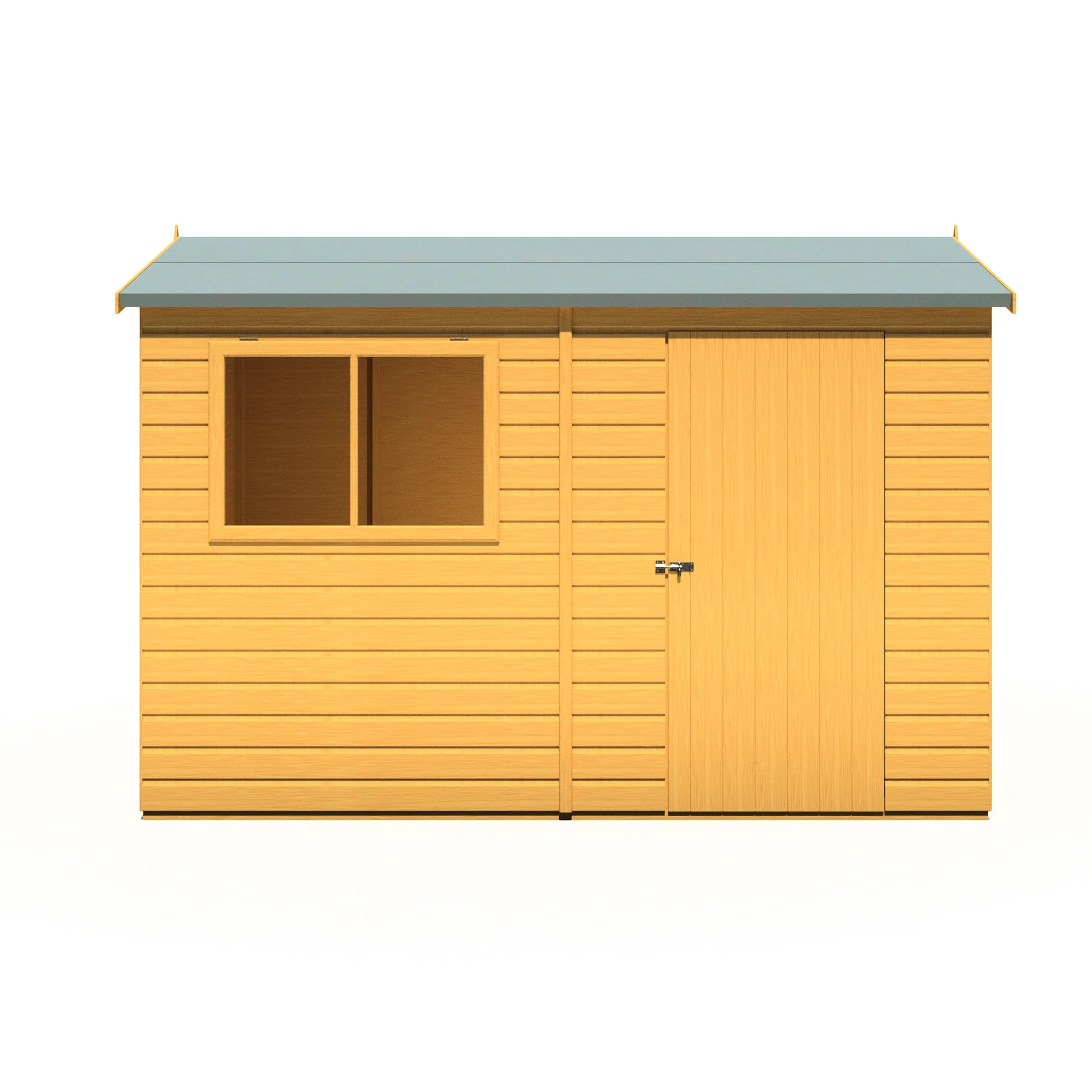 Shire Lewis Reverse Apex Style C Single Door Shed 10x6