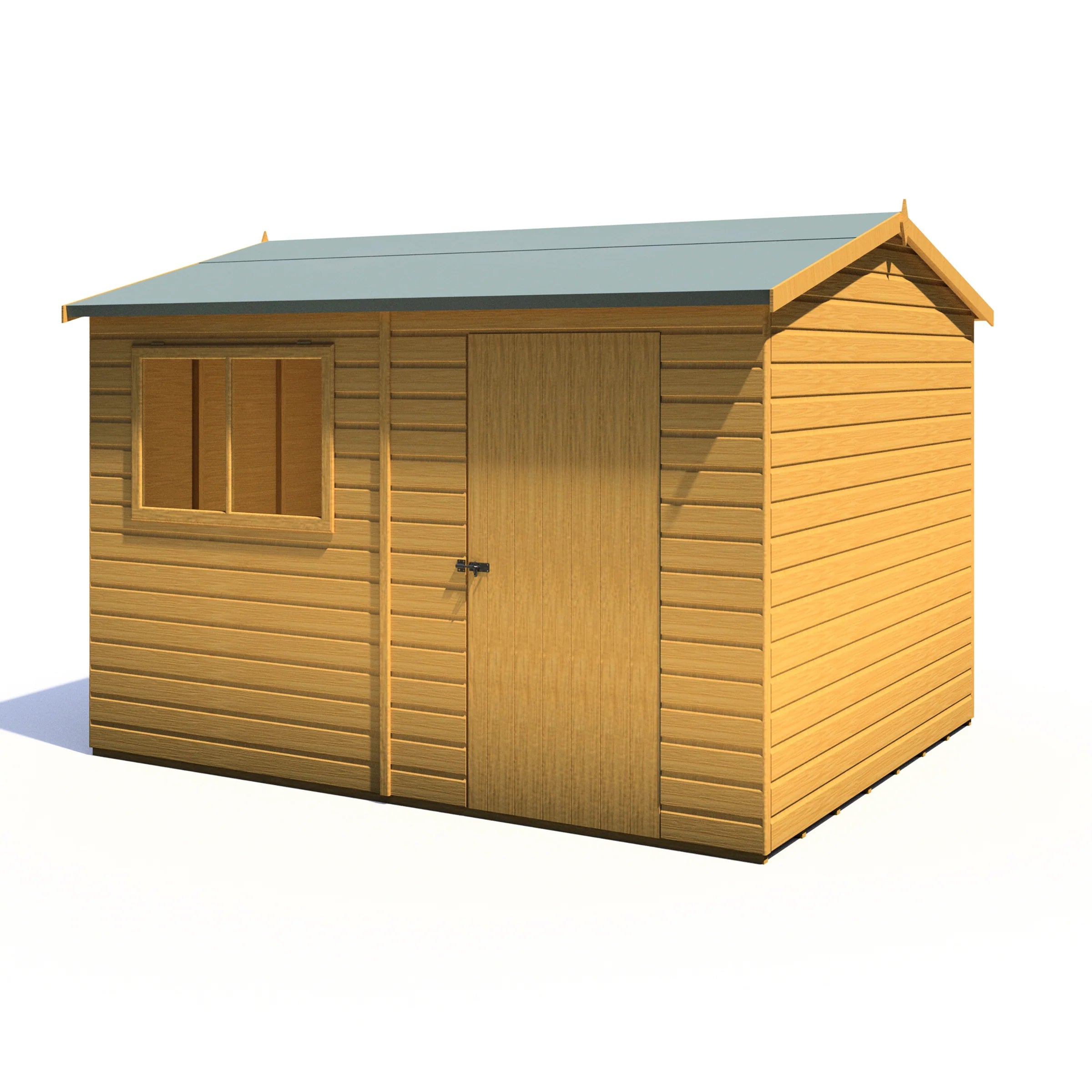 Shire Lewis Reverse Apex Style C Single Door Shed 10x8