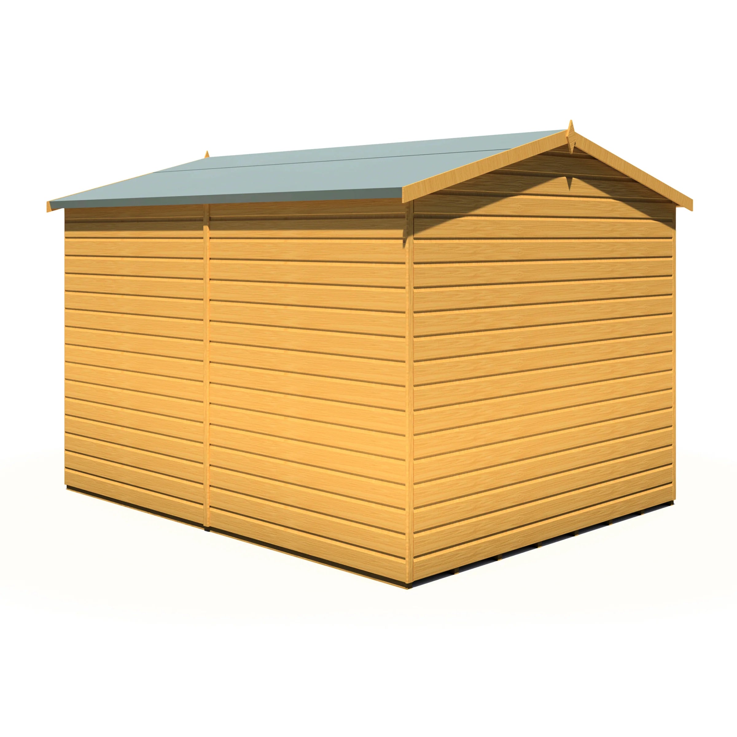 Shire Lewis Reverse Apex Style C Single Door Shed 10x8