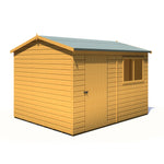 Shire Lewis Reverse Apex Style D Single Door Garden Shed 10x8