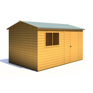 Shire Lewis Reverse Apex Style C Single Door Shed 12x8