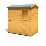 Shire Lewis Reverse Apex Style D Single Door Garden Shed 6x4