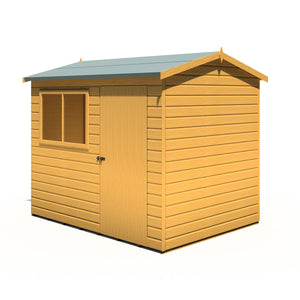 Shire Lewis Reverse Apex Style C Single Door Shed 8x6