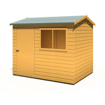 Shire Lewis Reverse Apex Style D Single Door Garden Shed 8x6