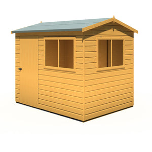 Shire Lewis Reverse Apex Style D Single Door Garden Shed 8x6