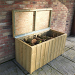 Shire Log Box – Planed Pressure-Treated Timber Firewood Storage | Garden Life Stores