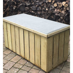 Shire Log Box – Planed Pressure-Treated Timber Firewood Storage | Garden Life Stores