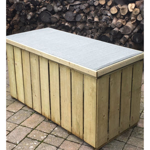 Shire Log Box – Planed Pressure-Treated Timber Firewood Storage | Garden Life Stores