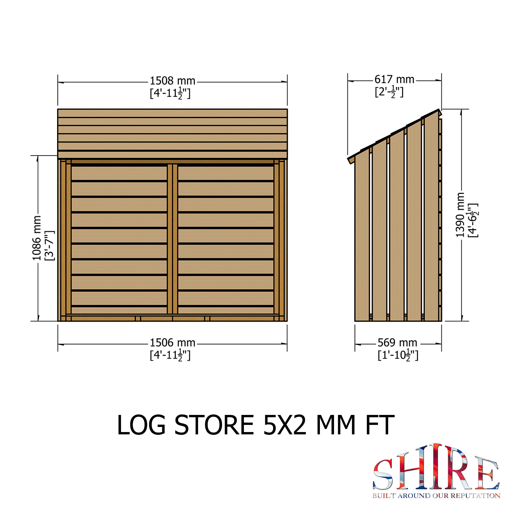 Shire Small Log Store