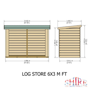 Shire Large Heavy Duty Log Store