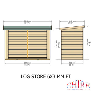 Shire Large Heavy Duty Log Store