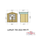 Shire Lumley Summerhouse 7x5 - Garden Life Stores. 