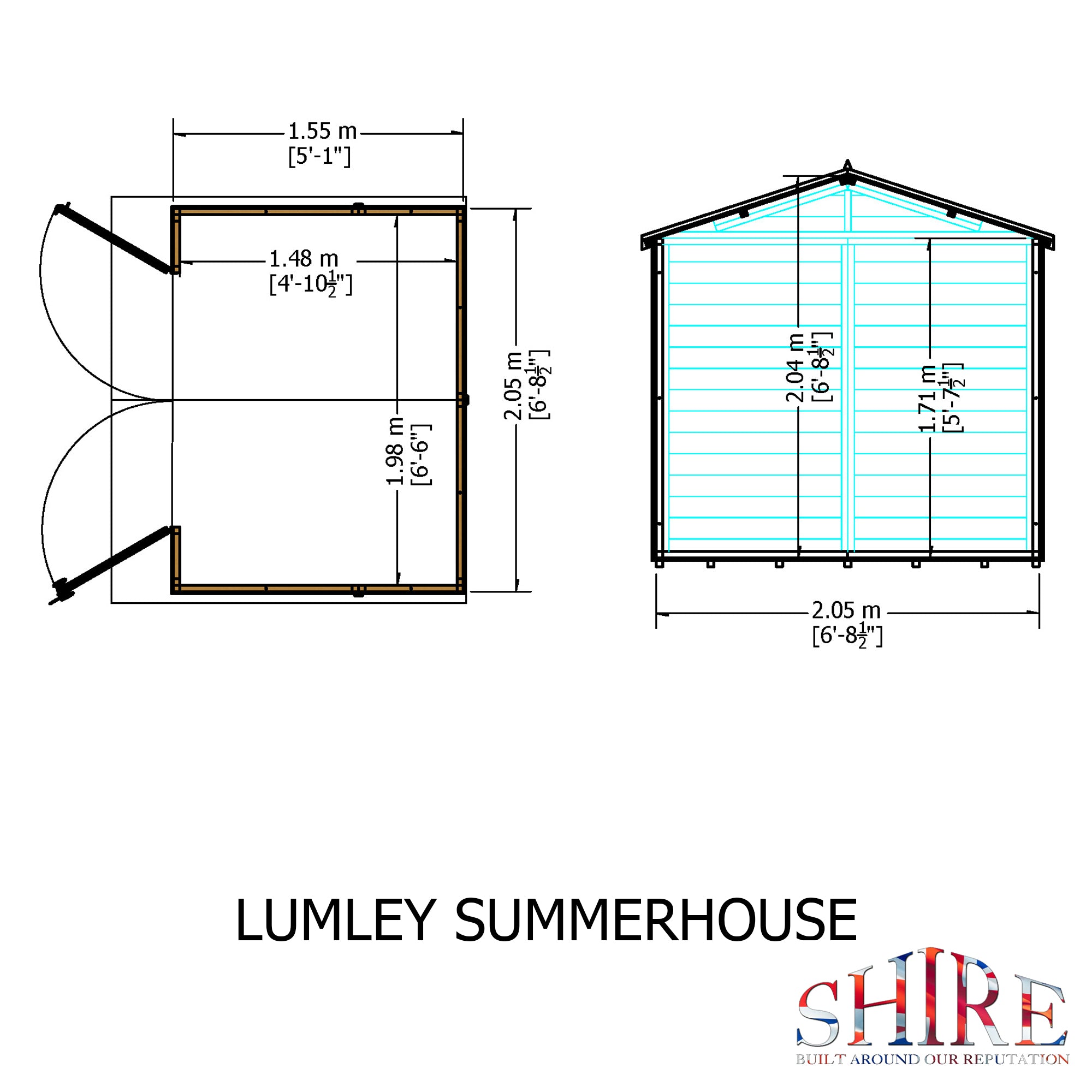 Shire Lumley Summerhouse 7x5 - Garden Life Stores. 