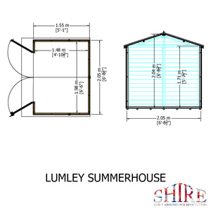 Shire Lumley Summerhouse 7x5 - Garden Life Stores. 