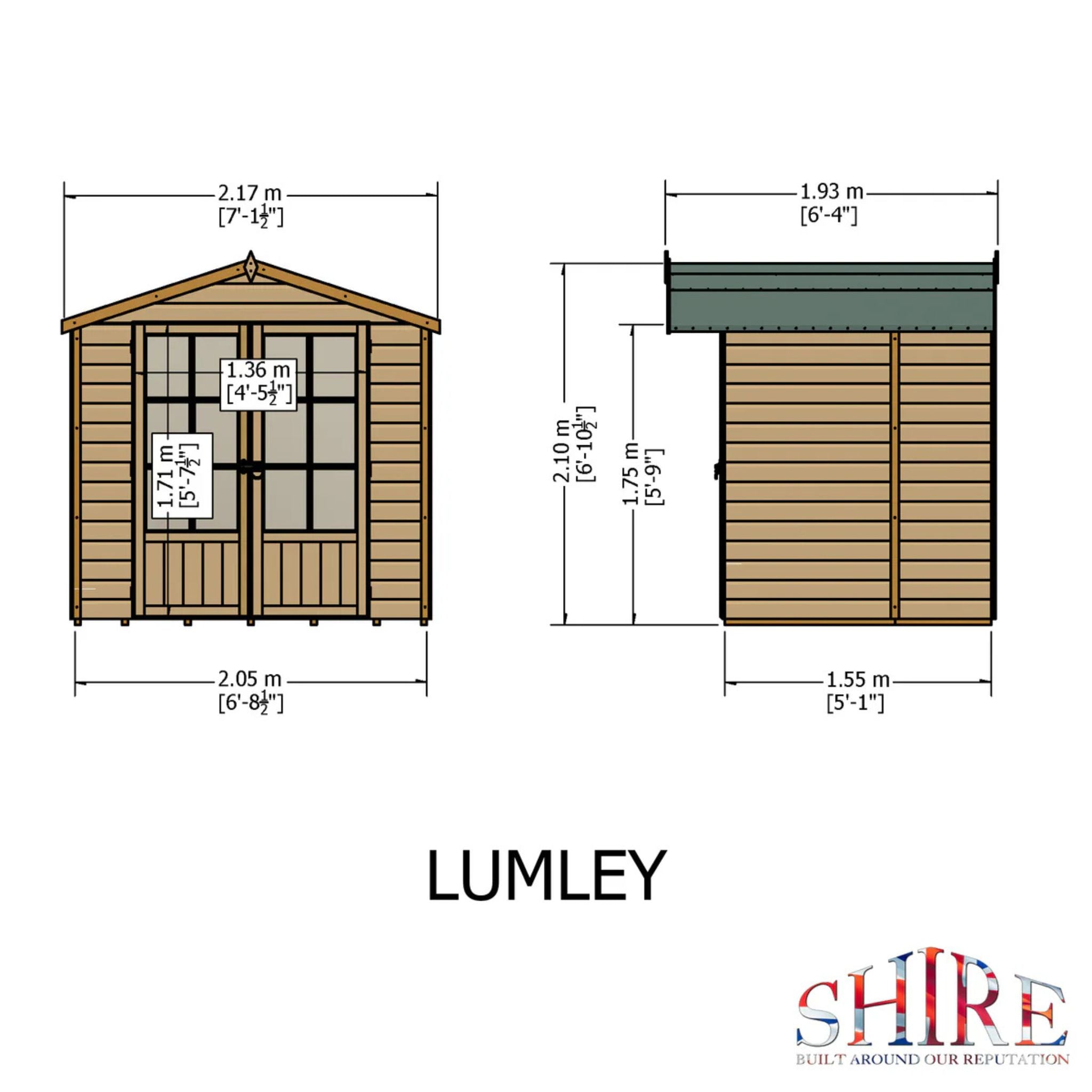 Shire Lumley Summerhouse 7x5