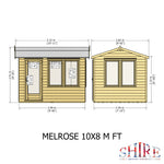 Shire Melrose Garden Home Office 10x8