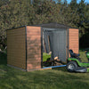 Rowlinson 10x6 Woodvale Metal Apex Shed With Floor & Assembly