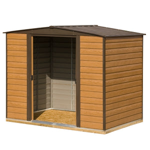 Rowlinson 10x6 Woodvale Metal Apex Shed With Floor